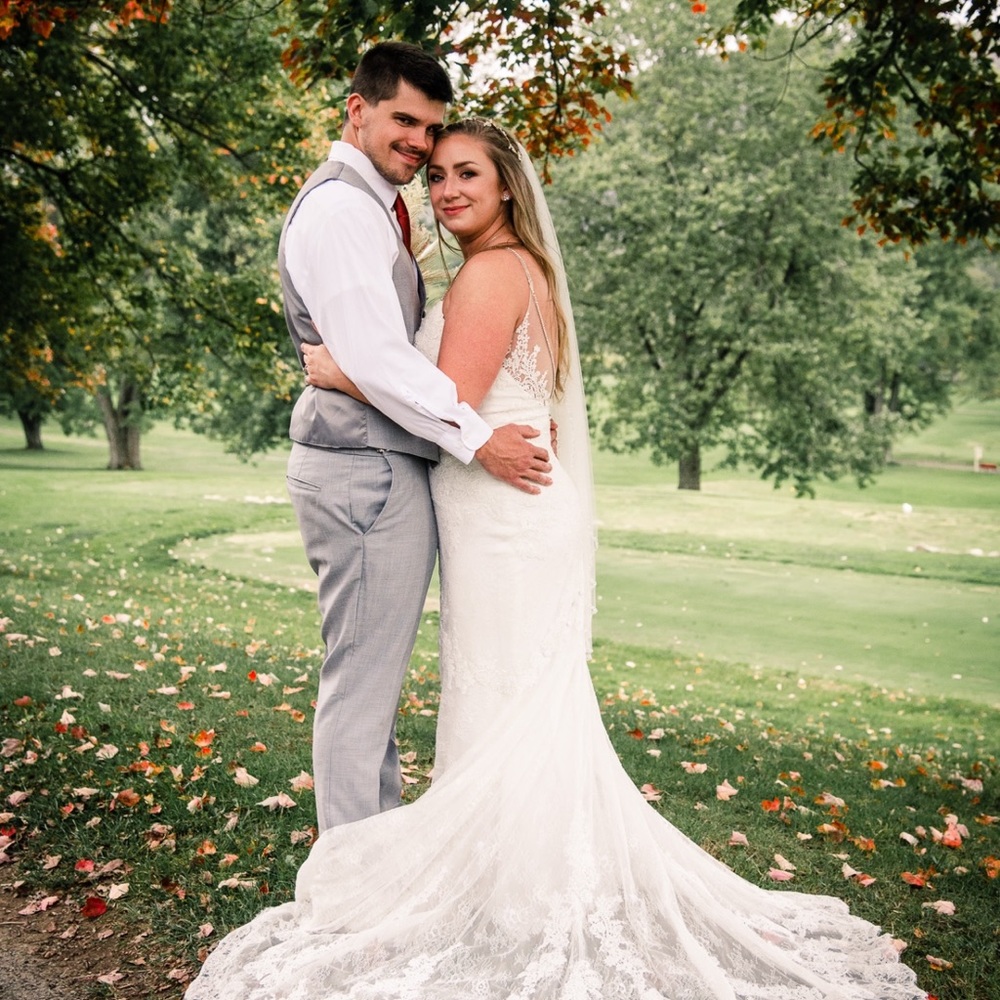 Wedding gown size 12